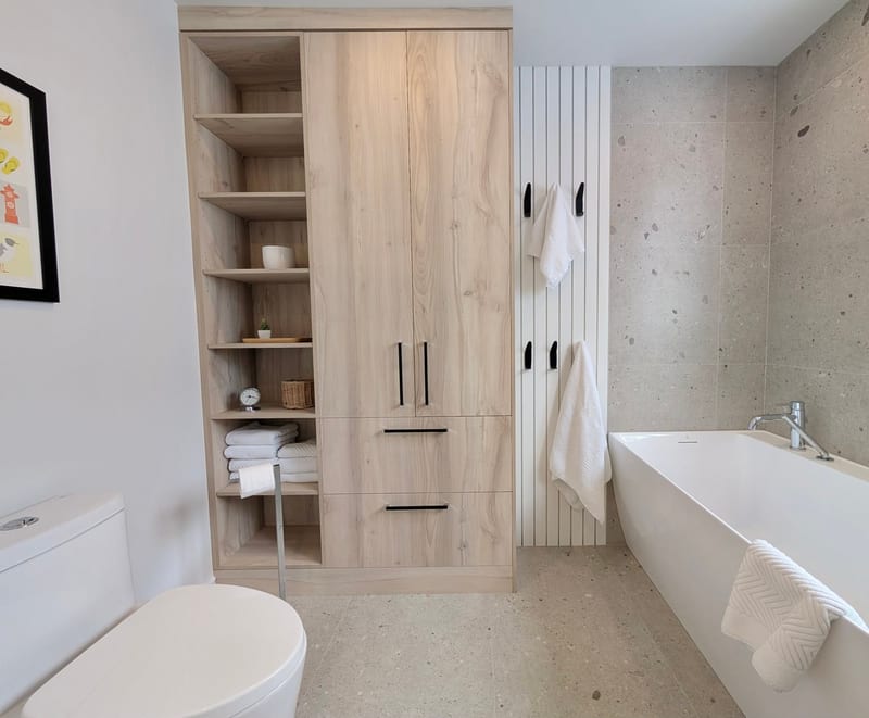 L'Apaisante — Salle de bain · Contemporain